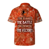 Baltimore Orioles Victory Tropics Hawaiian Shirt Back - TeeAloha