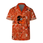 Baltimore Orioles Victory Tropics Hawaiian Shirt Front - TeeAloha