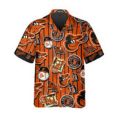 Baltimore Orioles Vintage Charm Hawaiian Shirt Front - TeeAloha