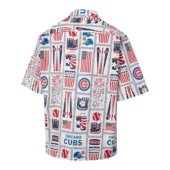 Chicago Cubs All American Celebration Hawaiian Shirt Back - TeeAloha