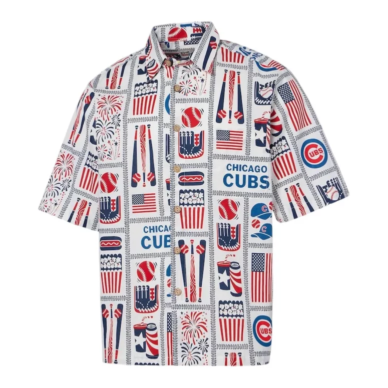 Chicago Cubs All-American Celebration Hawaiian Shirt