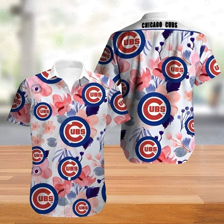 Chicago Cubs Blossom Breeze Hawaiian Shirt