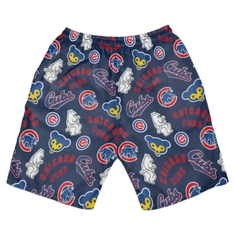 Chicago Cubs Classic Emblem Hawaiian Shirt