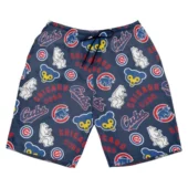 Chicago Cubs Classic Emblem Hawaiian Short Front - TeeAloha