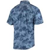 Chicago Cubs Coastal Jungle Hawaiian Shirt Back - TeeAloha