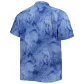 Chicago Cubs Faded Palms Hawaiian Shirt Back - TeeAloha