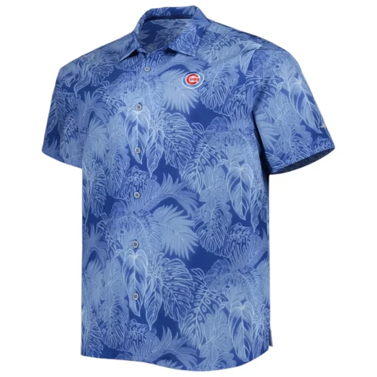 Chicago Cubs Faded Palms Hawaiian Shirt