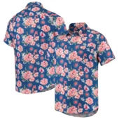 Chicago Cubs Floral Fiesta Hawaiian Shirt - TeeAloha