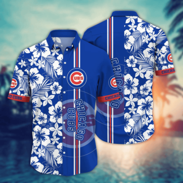 Chicago Cubs Hibiscus Classic Hawaiian Shirt