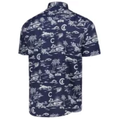 Chicago Cubs Island Escape Hawaiian Shirt Back - TeeAloha