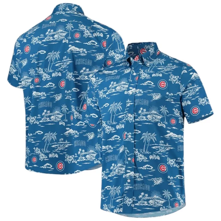 Chicago Cubs Ocean Breeze Hawaiian Shirt