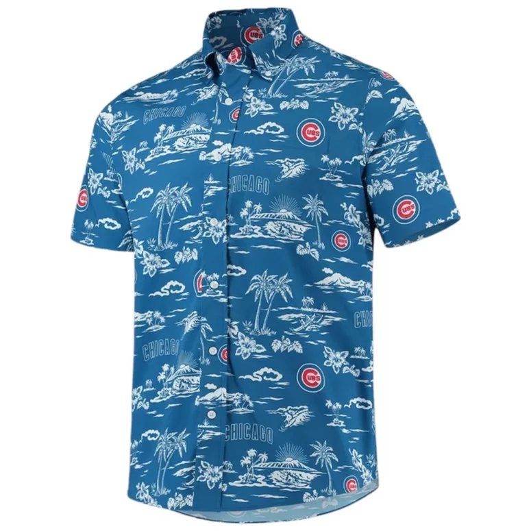 Chicago Cubs Ocean Breeze Hawaiian Shirt