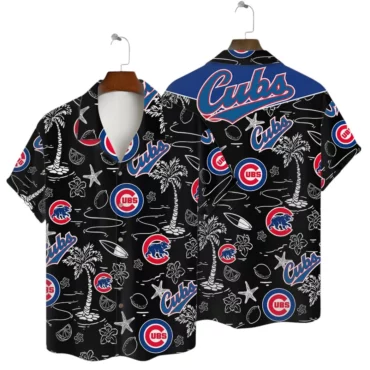 Chicago Cubs Paradise Nights Hawaiian Shirt