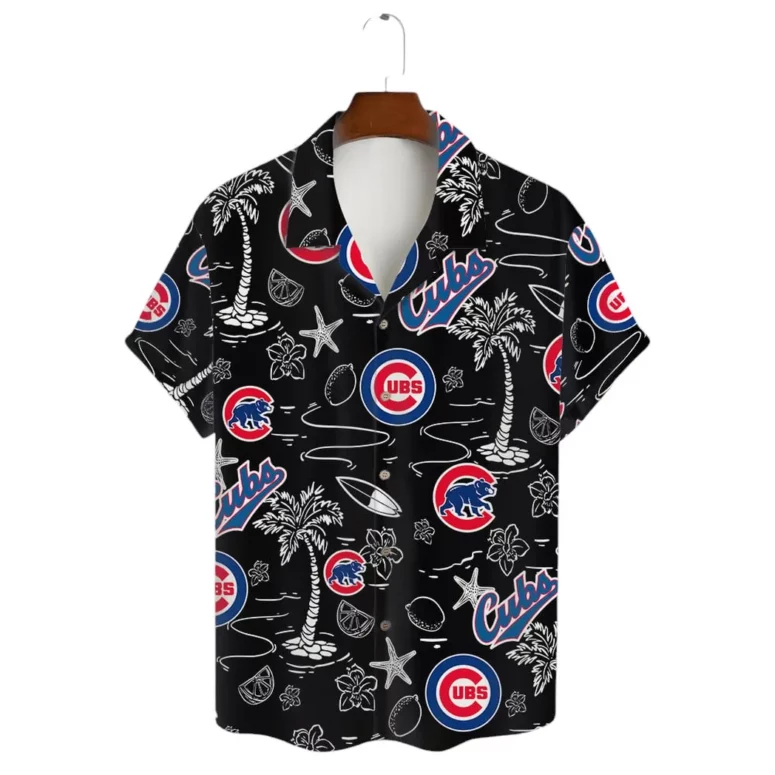 Chicago Cubs Paradise Nights Hawaiian Shirt