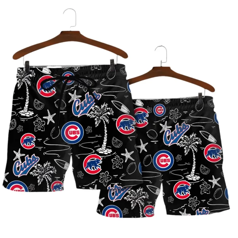 Chicago Cubs Paradise Nights Hawaiian Shirt