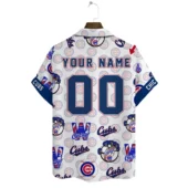 Chicago Cubs Personalized Fan Spirit Hawaiian Shirt Back - TeeAloha