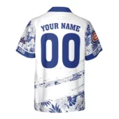 Chicago Cubs Personalized Tropical Vibe Hawaiian Shirt Back - TeeAloha