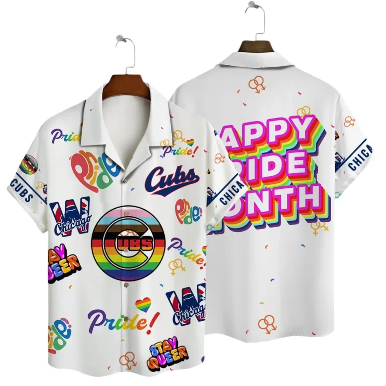 Chicago Cubs Pride Celebration Hawaiian Shirt