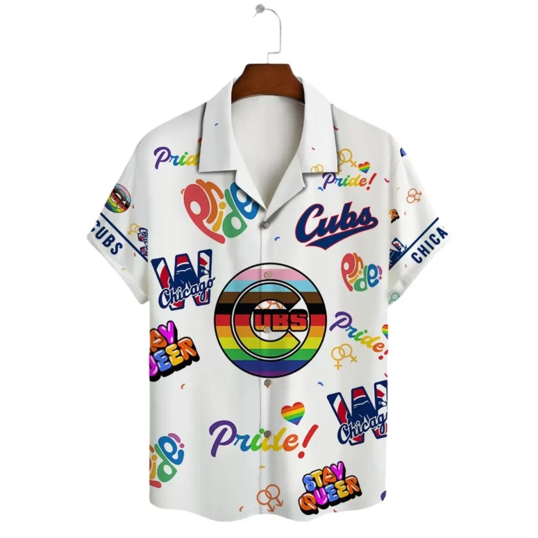 Chicago Cubs Pride Celebration Hawaiian Shirt