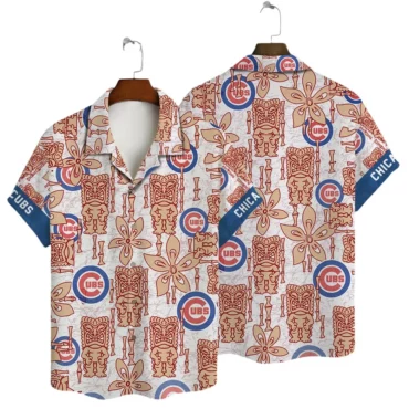 Chicago Cubs Retro Tiki Hawaiian Shirt