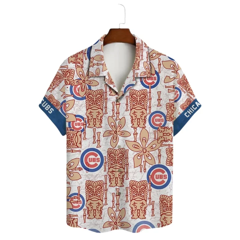 Chicago Cubs Retro Tiki Hawaiian Shirt