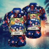 Chicago Cubs Surf Safari Hawaiian Shirt