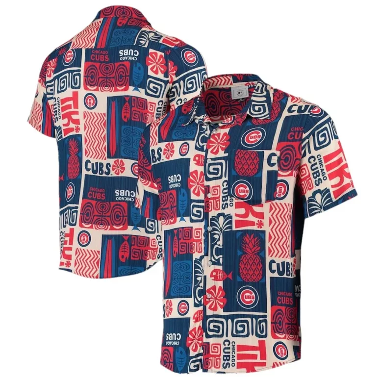 Chicago Cubs Tiki Vibes Hawaiian Shirt