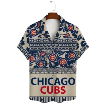 Chicago Cubs Tribal Pattern Hawaiian Shirt