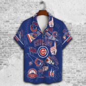 Chicago Cubs Victory Parade Hawaiian Shirt Front - TeeAloha