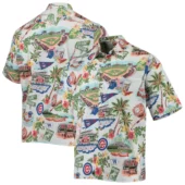 Chicago Cubs Wrigley Field Tropical Vibes Hawaiian Shirt - TeeAloha