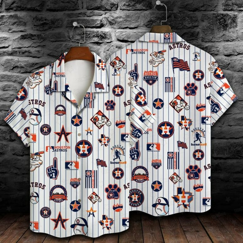 Houston Astros All-Star Icons Hawaiian Shirt