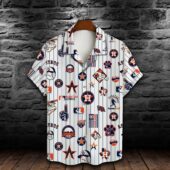 Houston Astros All Star Icons Hawaiian Shirt Front - TeeAloha