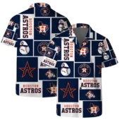 Houston Astros All Star Patchwork Hawaiian Shirt - TeeAloha