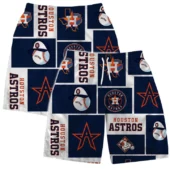 Houston Astros All Star Patchwork Hawaiian Shorts - TeeAloha