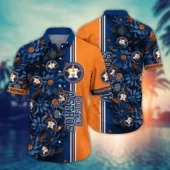 Houston Astros Bold Blossom Pool Days Hawaiian Shirt - TeeAloha