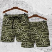 Houston Astros Camo Military Hawaiian Short - TeeAloha