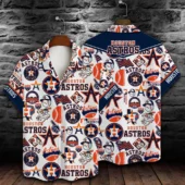 Houston Astros Championship Icons Hawaiian Shirt - TeeAloha