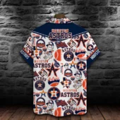 Houston Astros Championship Icons Hawaiian Shirt Back - TeeAloha