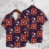 Houston Astros Classic Block Hawaiian Shirt - TeeAloha