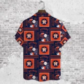 Houston Astros Classic Block Hawaiian Shirt Back - TeeAloha