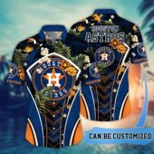 Houston Astros Custom Floral Vibes Hawaiian Shirts - TeeAloha