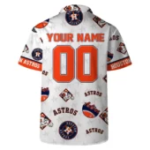 Houston Astros Custom Game Day Hawaiian Shirt Back - TeeAloha