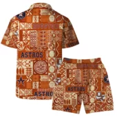 Houston Astros Desert Heat Hawaiian Shirt Back With Short - TeeAloha