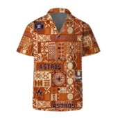 Houston Astros Desert Heat Hawaiian Shirt Front - TeeAloha