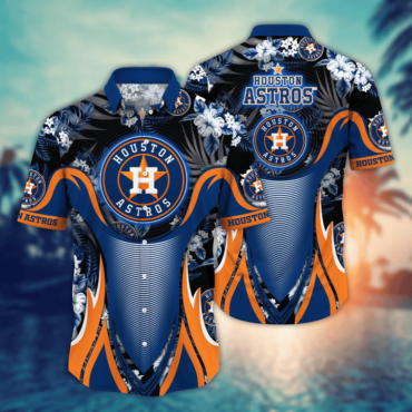 Houston Astros Dynamic Wave Hawaiian Shirt