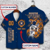 Houston Astros Homerun Custom Hawaiian Shirt - TeeAloha