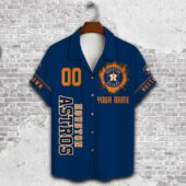 Houston Astros Homerun Custom Hawaiian Shirt Front - TeeAloha