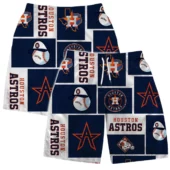 Houston Astros Iconic Grid Hawaiian Shorts - TeeAloha