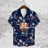 Houston Astros Island Spirit Custom Hawaiian Shirt Front - TeeAloha