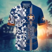 Houston Astros Island Spirit Hawaiian Shirt Front - TeeAloha